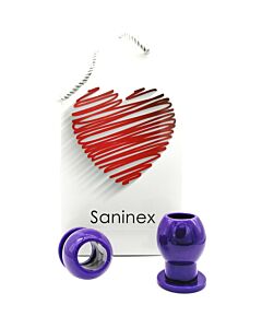 Collegamento Saninex - plug orgásmico tunel morado