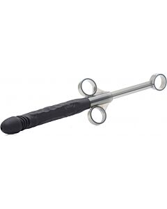 Dildo in silicone sparatutto jizz - nero