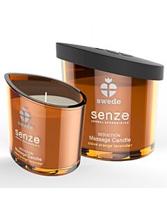 Candela per Massaggio Sensuale Chiodo di Garofano Limone Lavanda