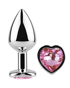 Plug Cuore Fucsia: Seduzione in Metallo