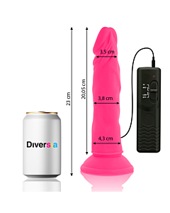 FlexiVibe - Dildo Vibrante 23cm (Rosa) -> FlexiVibe - Dildo Vibrante 23cm (Rosa)