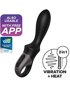Vibratore Anale ClimaxHeat - Nero