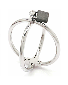 Manette Criss Cross in Acciaio Inossidabile