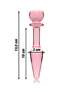 Spina Nebulosa Rosa 13.5 cm - Ibiza Glass