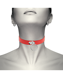 Collana Rouge Chic in Ecopelle Vegana - Accessorio Sensuale