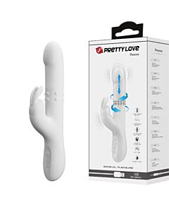 Vibratore Rotante Argento PrettyLove Reese
