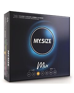 Pacco Misto Preservativi MySize 53mm - 28 pezzi
