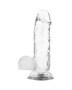 Dildo in vetro trasparente Crystal Clear