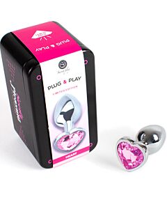 Plug Cuore Fucsia: Seduzione in Metallo
