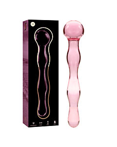 Dildo in vetro Rosa Nebula 13