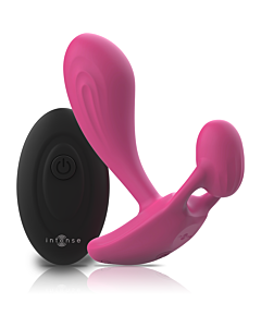 Spina Anale Vibrante con Telecomando in Rosa