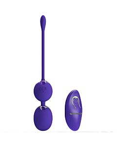 Palle vibranti con telecomando Viola Love