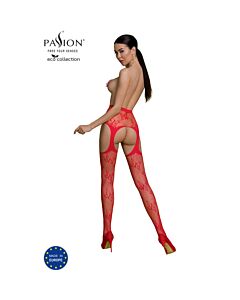 Bodystocking Eco Passion Rosso