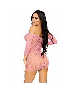 Abito in rete Cuore Rosa