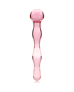 Dildo in vetro Rosa Nebula 13