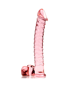 Dildo in vetro Rosa Nebulosa