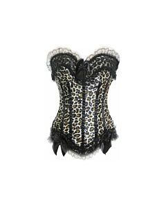 Corsetto Leopard Lace Ruffles