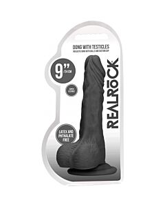 Dildo Nero con Palline dAcciaio