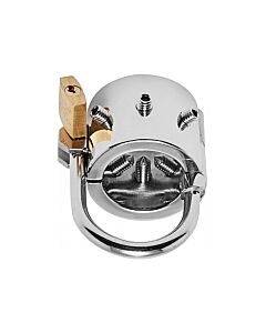 Dispositivo di castità del distaccatore di scroto cbt a spillo