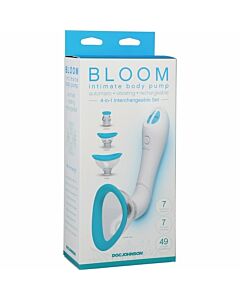 Bloom - Ventosa per clitoride e capezzoli / Turchese, bianco