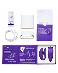 Viviamo coppie di vibratori chorus con control squeeze lilla