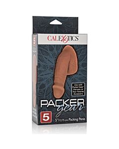 Pene da imballaggio - pene realistico 14,5 cm marrone