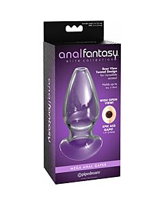 Fantasia anale - plug anal de cristal, 10cm