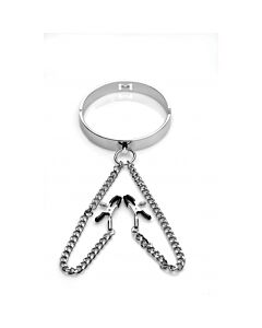Collana tether schiava - argento