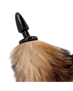 Spina Anale in Silicone Coda Naturale 10cm