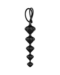 Satisfyer perline perline anali silicone - nero