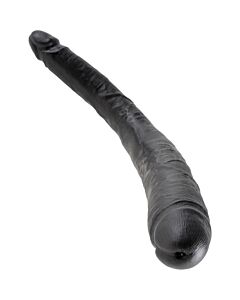 King cock dildo doble negro 406 cm