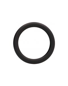 Anello in silicone di spessore medio - nero
