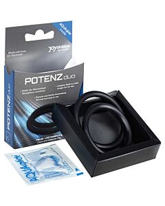 Anelli del pene medio Potenz duo - nero
