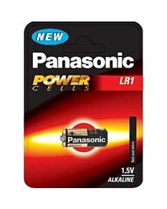 Batteria lr1 powercells alcalino panasonic
