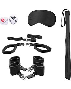 Kit di ritenuta per fissaggio letto - Nero