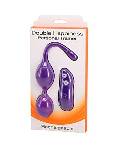 Bolas dobles trainer mando remoto - morado