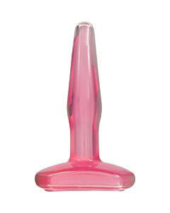 Gelatine di cristallo plug anale pequeo rosa