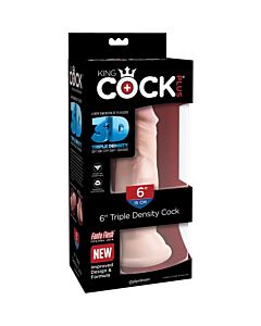 King cock - realistico pene a tripla densità 18x7cm