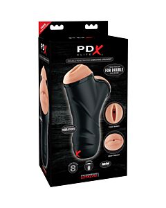 Masturbatore doppia penetrazione pdx con vibratore