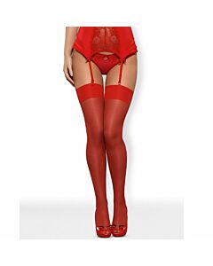 Calze Obsessive Rosso Passione (Taglia L/XL)