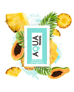 Aqua Travel - Lubrificante a base d'acqua al gusto di frutti tropicali da 6 ml - Sex Shop