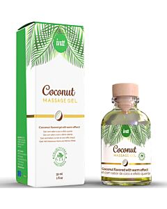 Gel per massaggi intimi vegano al cocco con effetto caldo 30ml