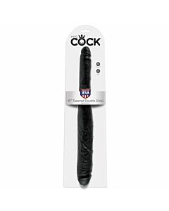 King cock dildo doble negro 406 cm