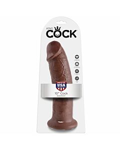 King cock 10 'pene marron 254 cm