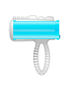 Anello Vibrante Linguale Blu "Blue Bliss