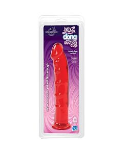 Dildo Gelatina Gioielli Rosso - Piacere Stilizzato