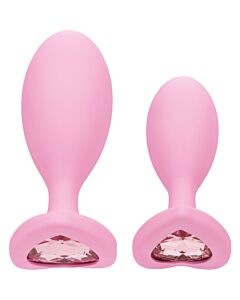 Set di Tappi Anali Graduati Crystal Rosa