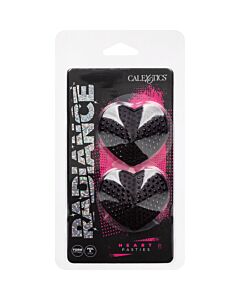 Gemme Cuore Coprifacili Glam - Nero