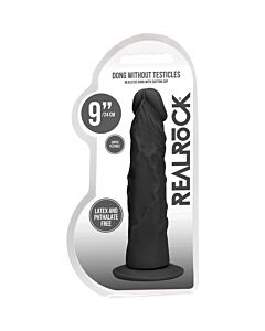 Dildo Realistico Nero 9" - Pelle TPE senza Ftalati