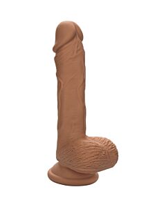 Dildo Doppia Densità Marrone 17,75cm